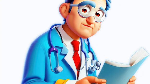 A cartoon character from the game doctor