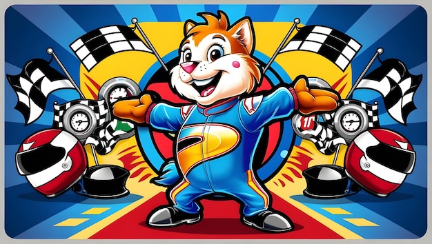 cartoon character Racing games