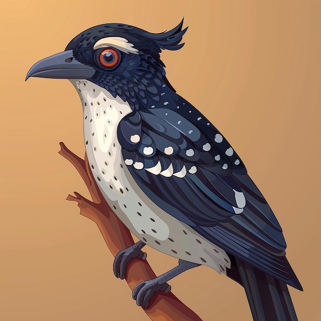 Cartoon Cuckoo Vector Icon