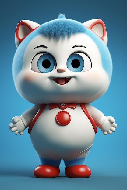 Cartoon doraemon 3d character