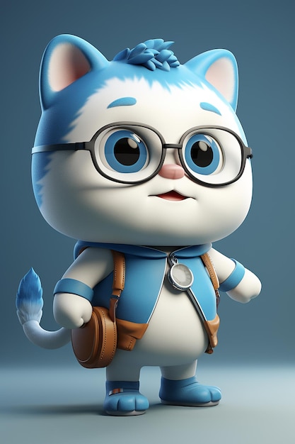 Cartoon doraemon 3d character