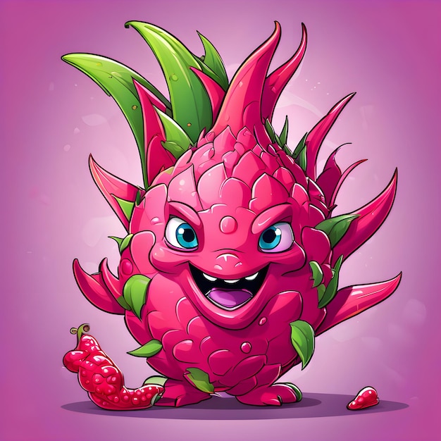 Cartoon Dragonfruit