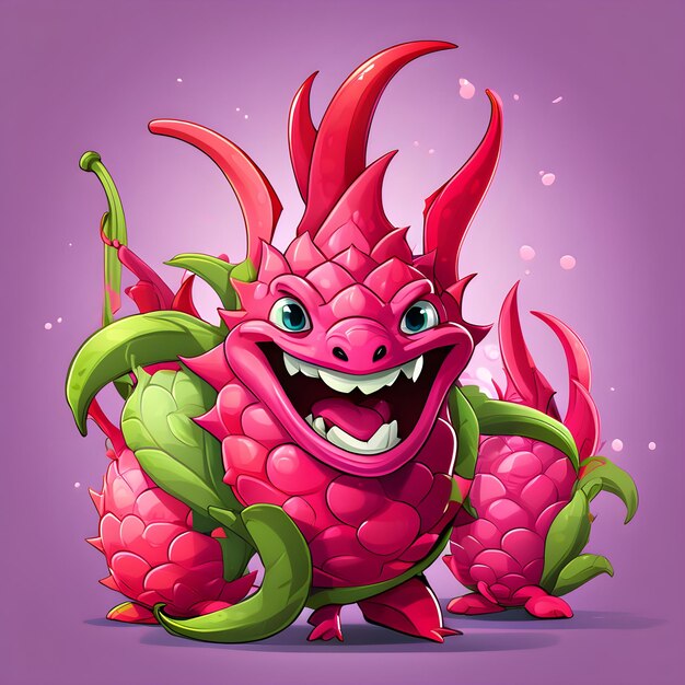 Cartoon Dragonfruit