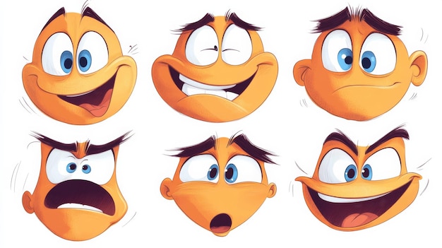 Cartoon Emotion Faces