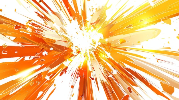 Photo cartoon explosion boom sunburst animation graphics graphic design