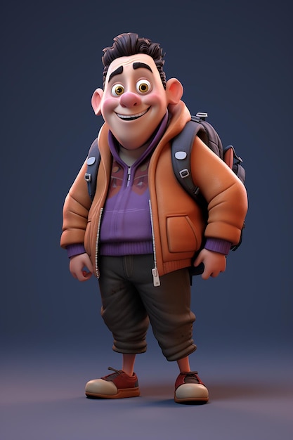 Cartoon ghos 3d character