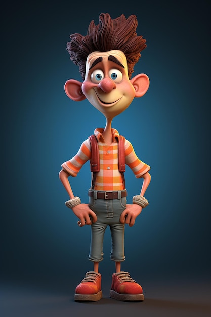 Cartoon ghos 3d character