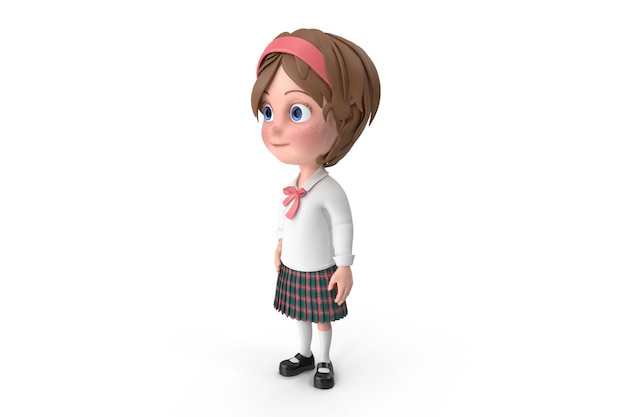 Cartoon Girl Idle