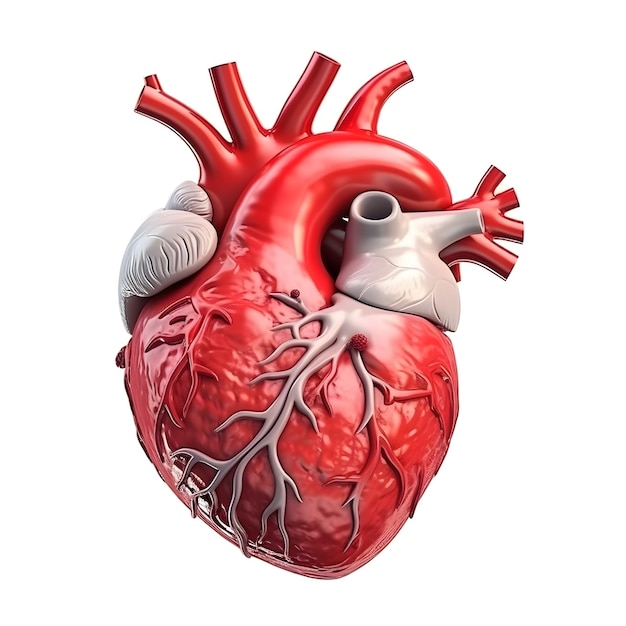 Cartoon Human Heart Cartoon Organs Heart Cartoon 3d Illustration