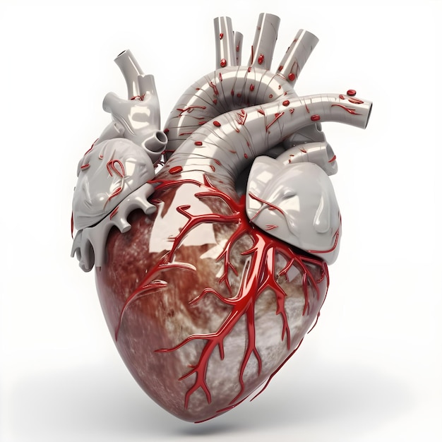 Cartoon Human Heart Cartoon Organs Heart Cartoon 3d Illustration