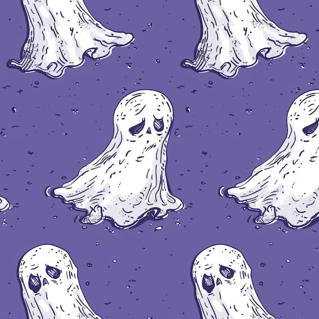 a cartoon illustration of a ghost with the words ghost on it