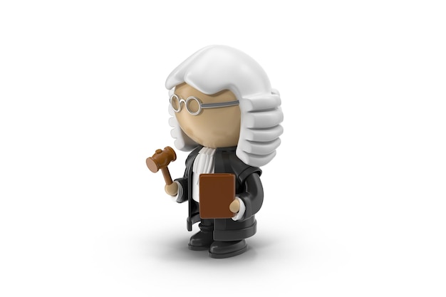 Cartoon Judge Character