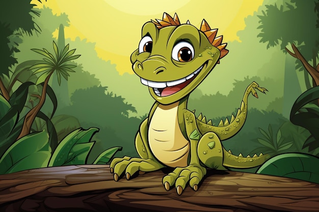 cartoon Lizard Images background