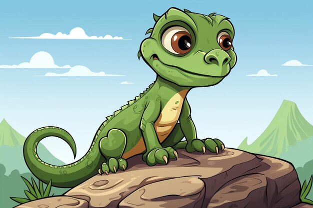 cartoon Lizard Images background