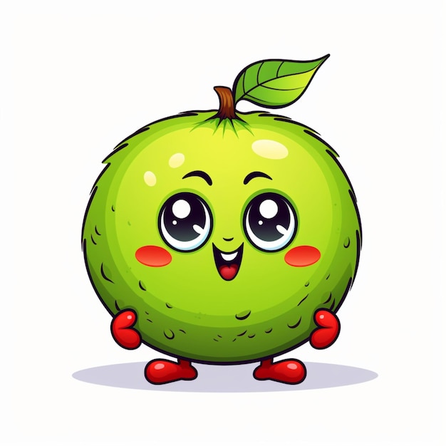 cartoon logo kiwi fruit