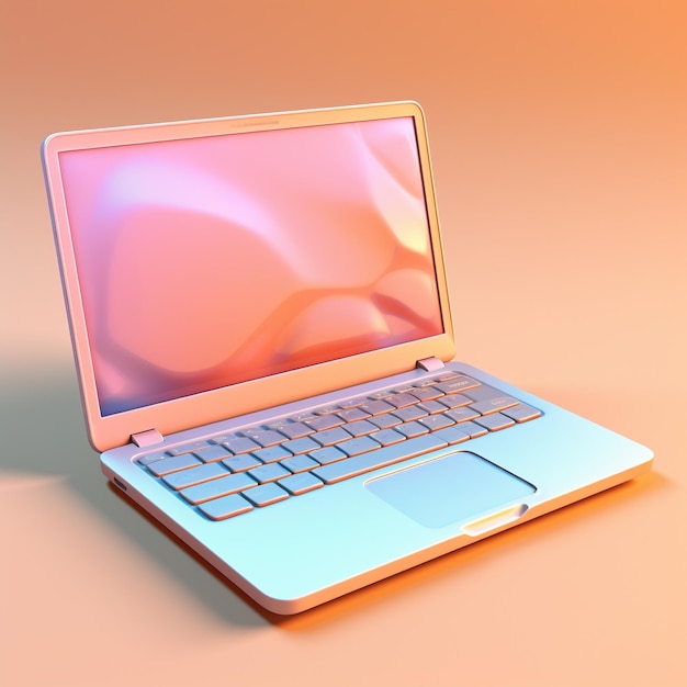 Cartoon pc computer 3d