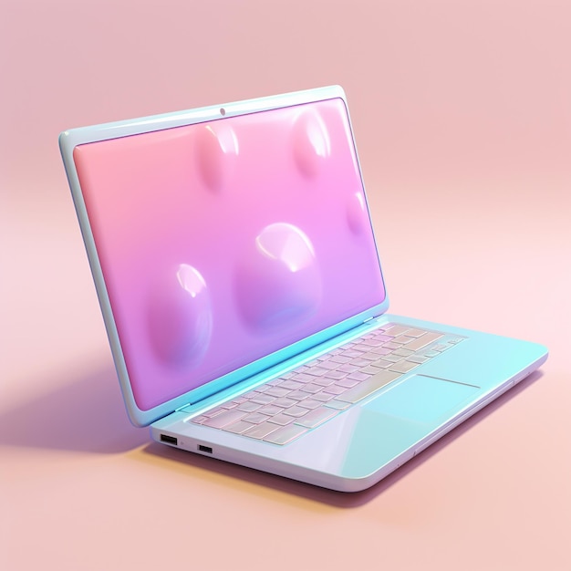 Cartoon pc computer 3d