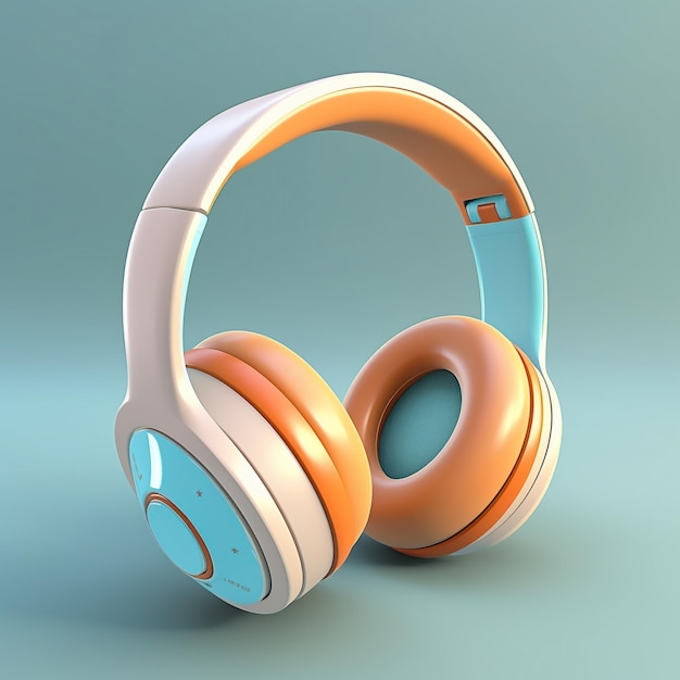 Cartoon Premium Headphones 3d