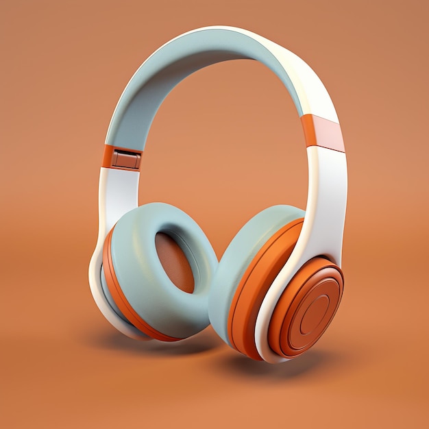 Cartoon Premium Headphones 3d