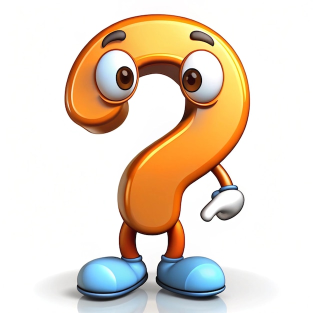 cartoon question mark