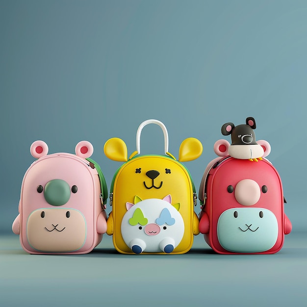 cartoon shaped bags for kids