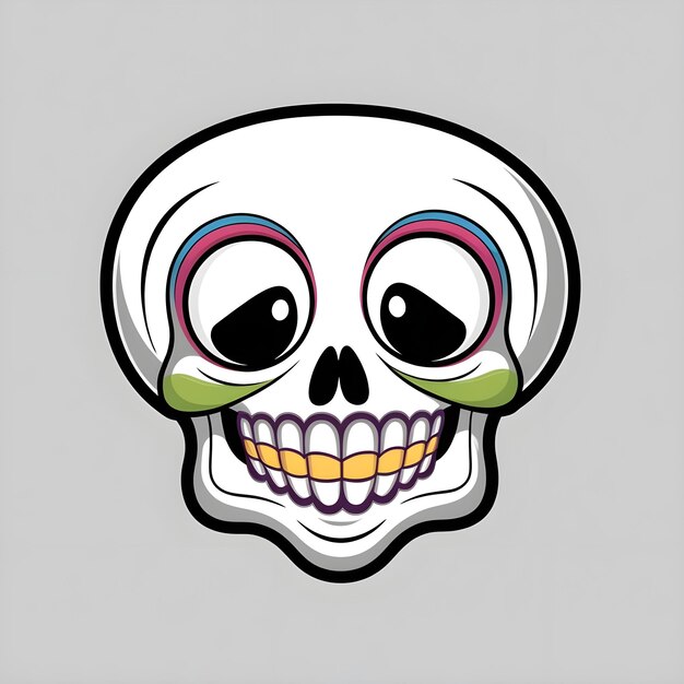 Photo cartoon skull