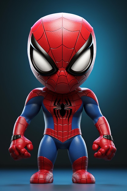 Cartoon Spider Man 3d character