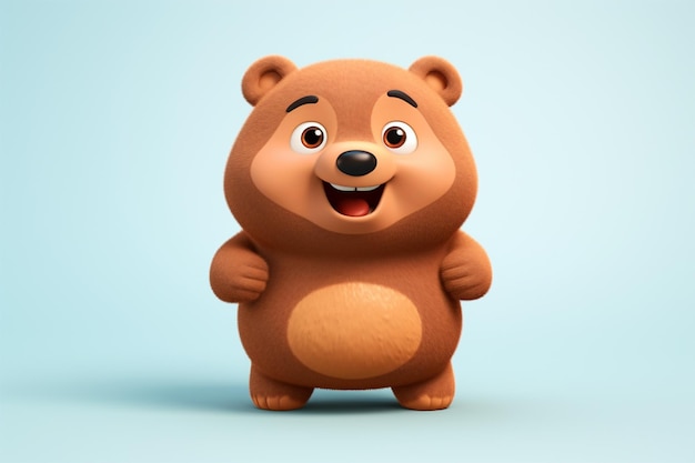 Photo cartoon teddy bear