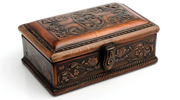 Carved Wooden Box