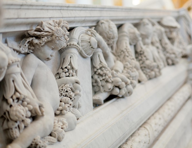 Carving in Library Congress in Washington DC