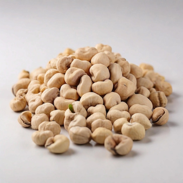 Cashews Dryfruit White Background