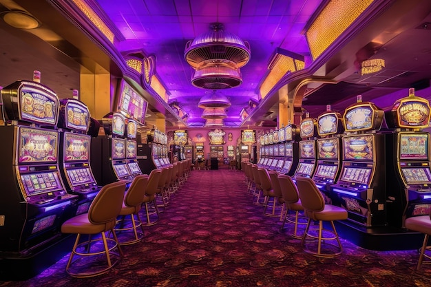 Casino interior Generate Ai