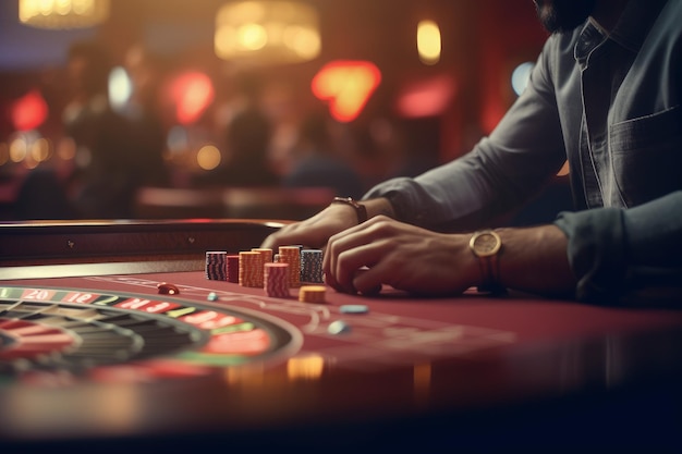 Casino roulette Wheel money success Generate Ai