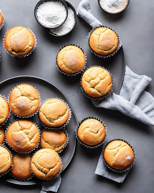 Cassava flour muffins AI Generated