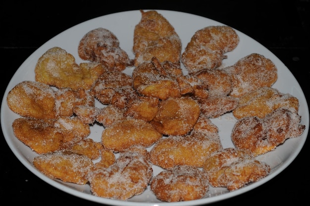 Casserole sweets that are usually served as a christmas or easter sweet typical of andalusia