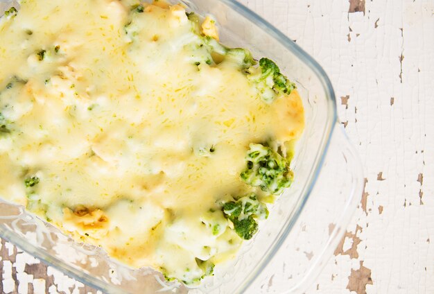 Casserole with broccoli