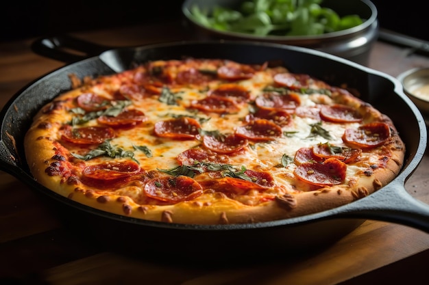 Cast Iron Skillet Pizza Dinner Recipe