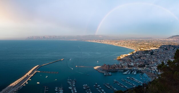 Castellammare del Golfo sea bay Sicily Italy