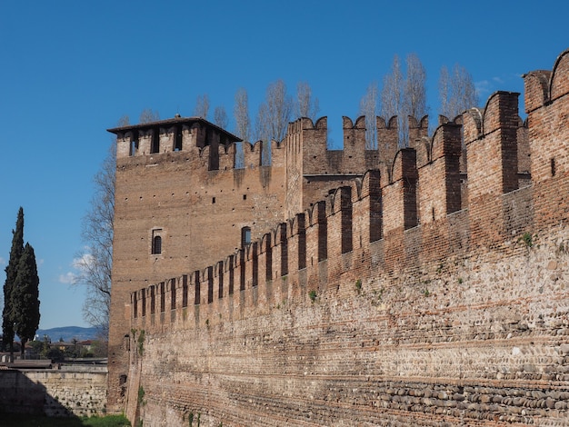 Castelvecchio Bridge aka Scaliger Bridge in Verona