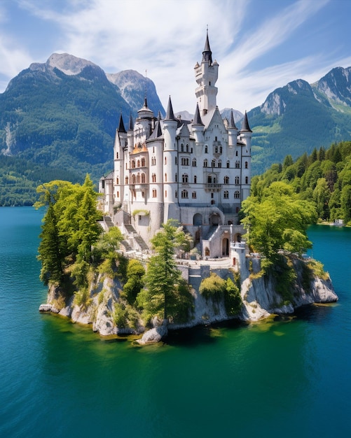 Castle Brunau Lake Lucerne