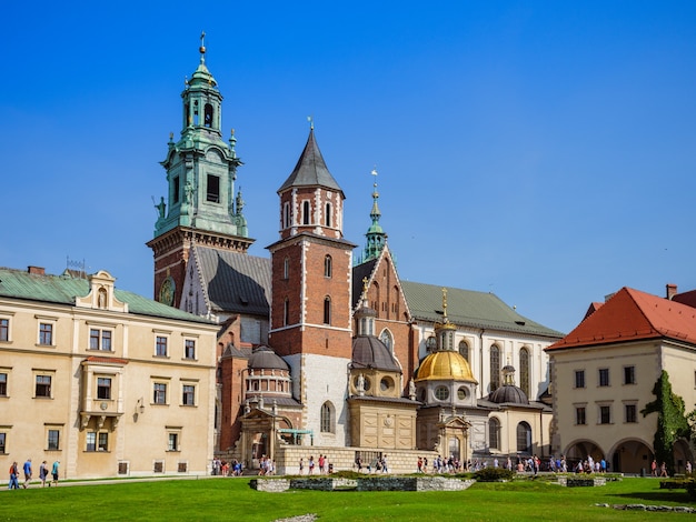 Castle and Cathedral on sunny summer day