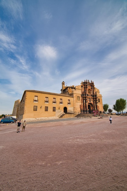 Castle of city caravaca de la cruz murcia