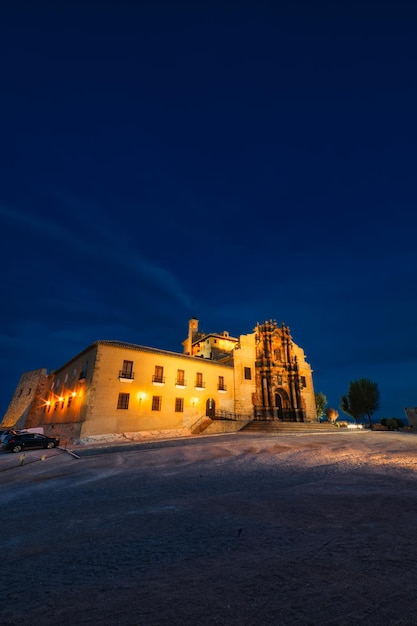 Castle of city caravaca de la cruz murcia