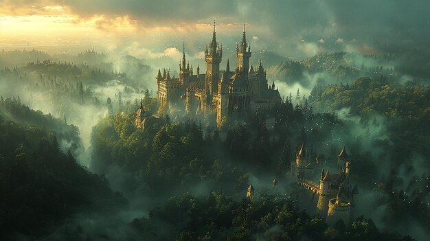 castle in the clouds by person on 500px