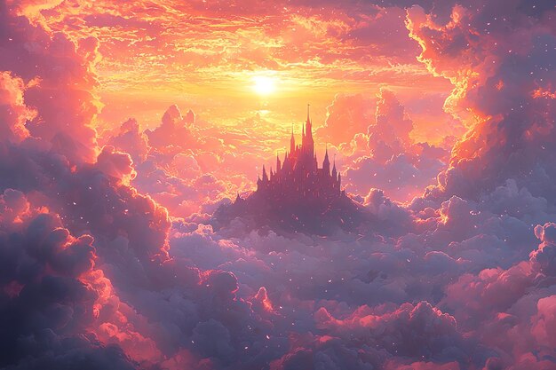 castle in the clouds by person