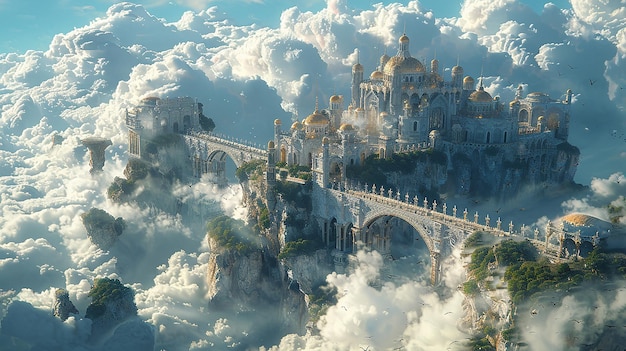 a castle in the clouds