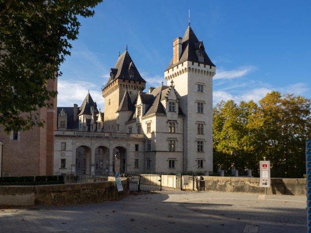 Castle of Henry IV in Pau Aquitaine in the Eastern Pyrenees France