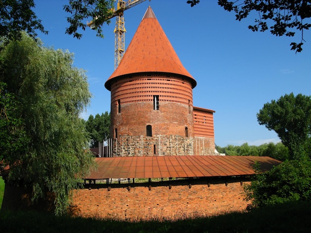 The castle in Kaunas city Lithuania