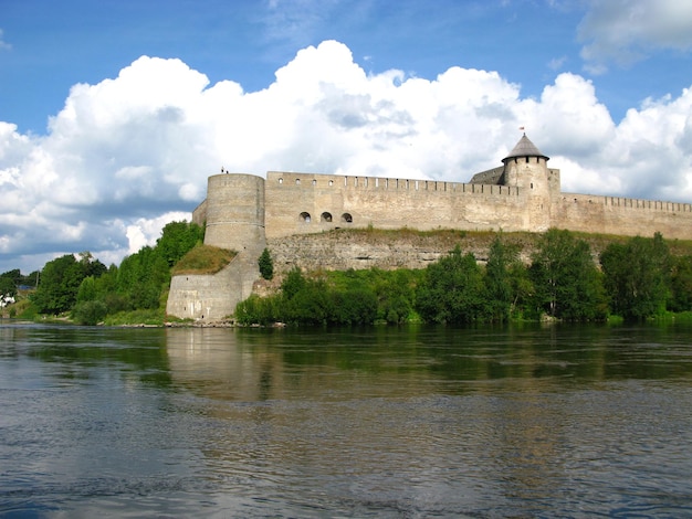 The castle in Narva city Estonia