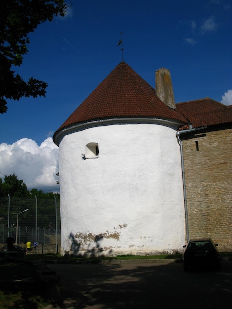 The castle in Narva city Estonia